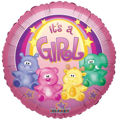 18" It's a Girl Plush Animals - Premium Party Distribution