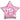 18" It's A Girl Star Balloon - Premium Party Distribution