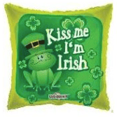 18" Kiss Me I’m Irish - Premium Party Distribution
