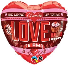 18" Love In Many Languages - Premium Party Distribution