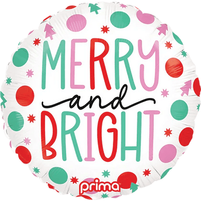 18" Merry & Bright Dots - Premium Party Distribution