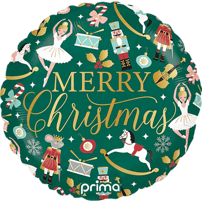 18" Merry Christmas Nutcracker Ballet - Premium Party Distribution