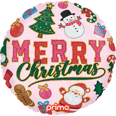 18" Merry Christmas Patches - Premium Party Distribution