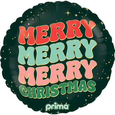 18" Merry Merry Merry - Premium Party Distribution