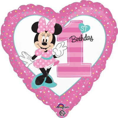 18" Minnie 1st Birthday - Premium Party Distribution