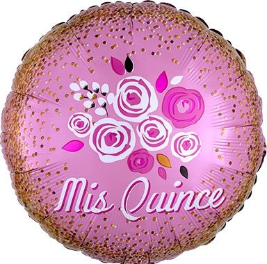 18" Mis Quince Floral Crown Sequins - Premium Party Distribution