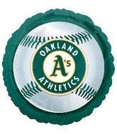 18" MLB Baseball - Oakland A's - Premium Party Distribution