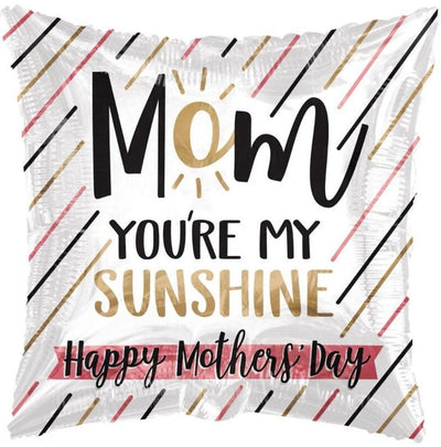 18" Mom You're My Sunshine (100ct) - Premium Party Distribution