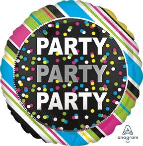18" Party Party Party (5ct) - Premium Party Distribution