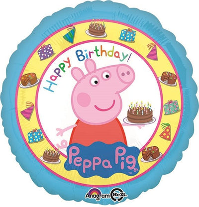 18" Peppa Pig Birthday (5ct) - Premium Party Distribution
