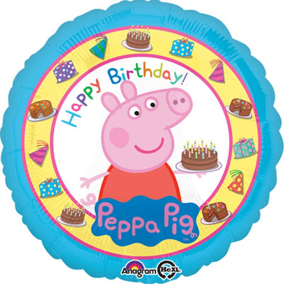 18" Peppa Pig Happy Birthday - Premium Party Distribution