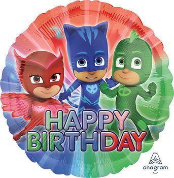 18" PJ Masks - Happy Birthday - Premium Party Distribution