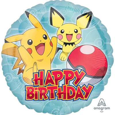 18" Pokemon Happy Birthday - Premium Party Distribution