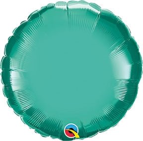 18" Round - Chrome Green (10ct) - Premium Party Distribution