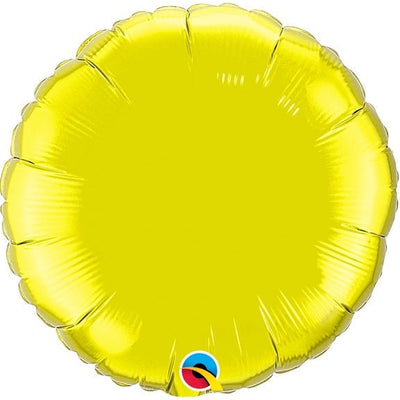 18" Round - Citrine Yellow (10ct) - Premium Party Distribution
