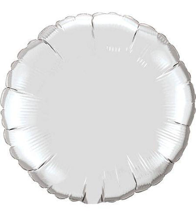 18" Round - Silver - Premium Party Distribution