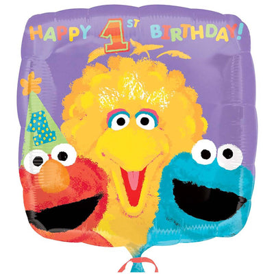 18" Sesame Street - 1st Birthday - Premium Party Distribution