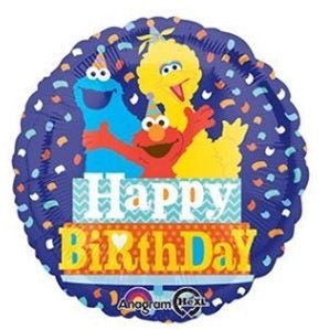 18" Sesame Street - Birthday Confetti - Premium Party Distribution
