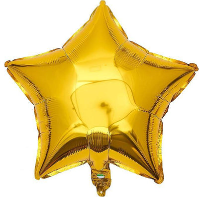 18" Solid Star - Gold (25ct) - Premium Party Distribution