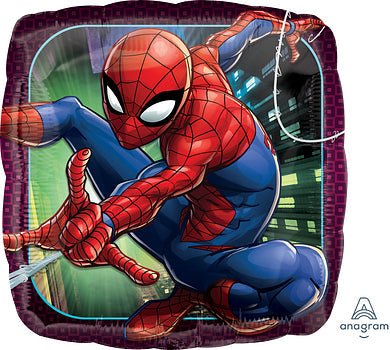 18" Spider - Man Balloon - Anagram - Premium Party Distribution
