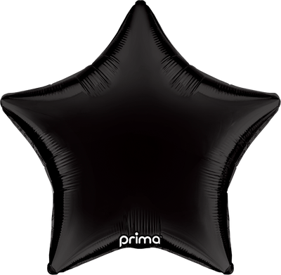 18" Star - Black - Premium Party Distribution