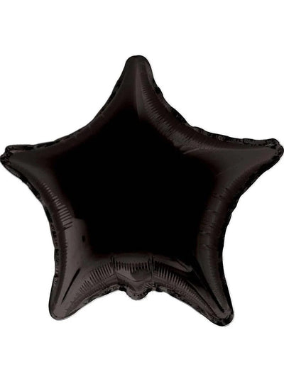 18" Star - Black - Premium Party Distribution