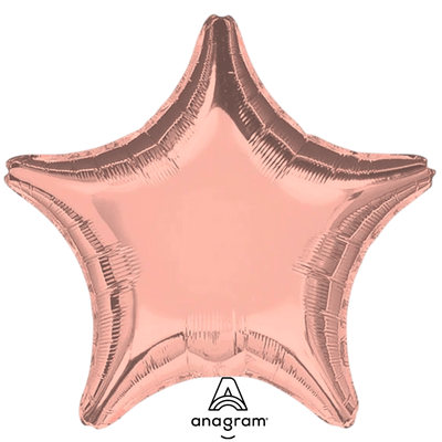 18" Star - Rose Gold - Premium Party Distribution