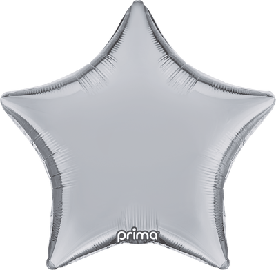 18" Star - Silver - Premium Party Distribution