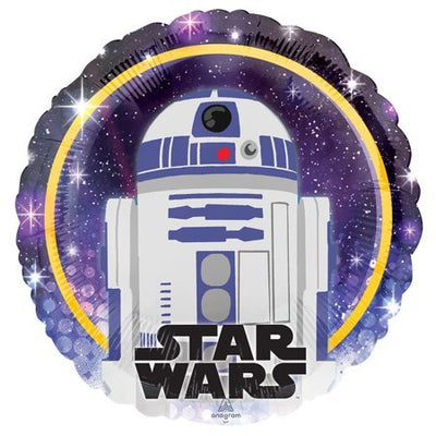 18" Star Wars Galaxy - R2D2 Balloon - Premium Party Distribution