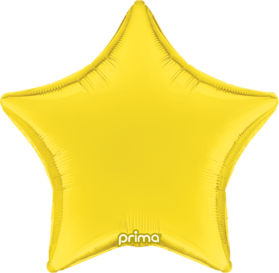 18” Star - Yellow - Premium Party Distribution