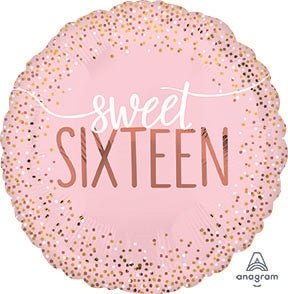 18" Sweet Sixteen Blush - Premium Party Distribution