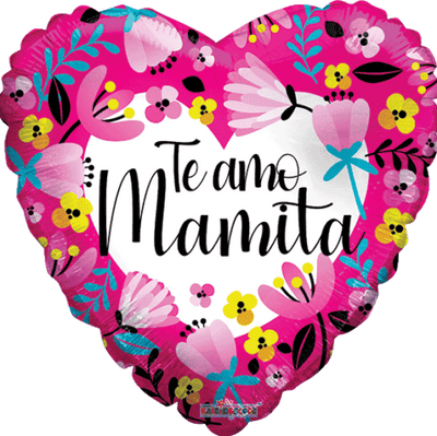 18" Te Amo Mamita Flowers (100ct) - Premium Party Distribution