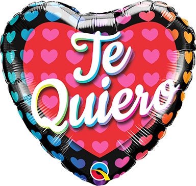 18" Te Quiero Big Hearts (10ct) - Premium Party Distribution