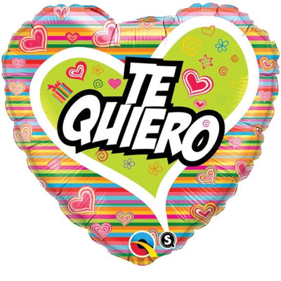18" Te Quiero Corazones (5ct) - Premium Party Distribution