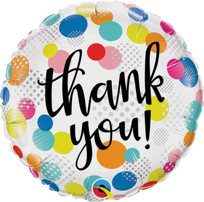 18" Thank You Dots Upon Dots (10ct) - Premium Party Distribution