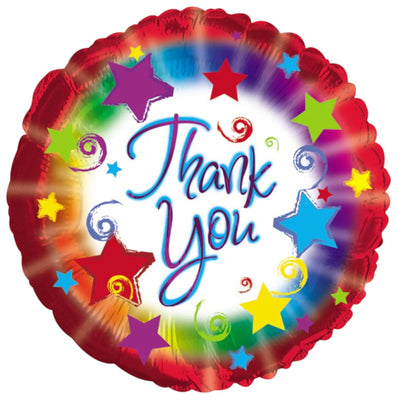 18" Thank You - Stars - Premium Party Distribution