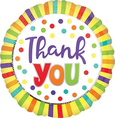 18” Thank You Yellow Burst (10ct) - Premium Party Distribution