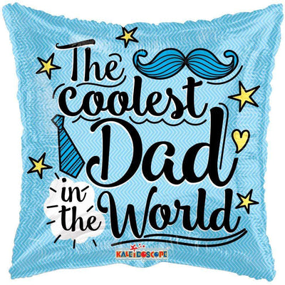 18" The Coolest Dad in the World (100ct) - Premium Party Distribution