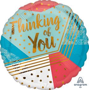 18" Thinking of You - Geometric - Premium Party Distribution