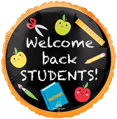 18" Welcome Back Students - Premium Party Distribution