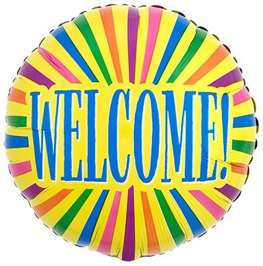 18” Welcome Burst Yellow (10ct) - Premium Party Distribution