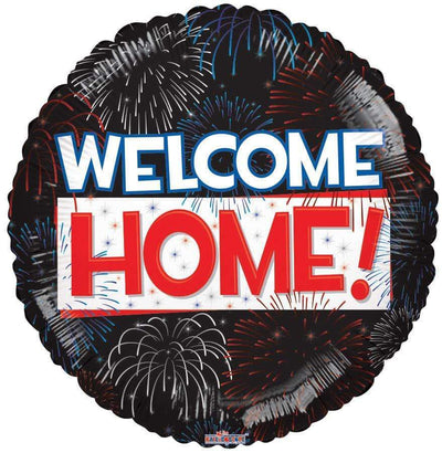 18" Welcome Home - Black (100ct) - Premium Party Distribution