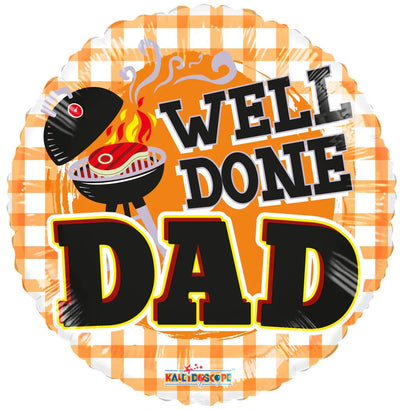 18" Well Done Dad BBQ (100ct) - Premium Party Distribution