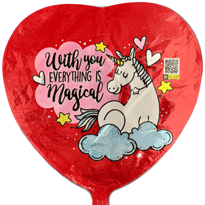 18" With You Everything Is Magical - Premium Party Distribution