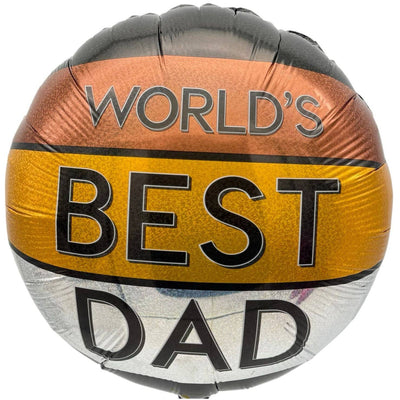 18" World's Best Dad (50ct) - Premium Party Distribution
