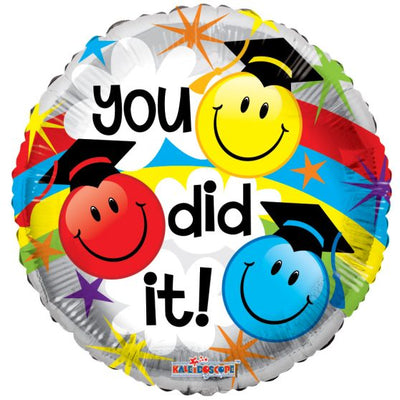 18" You Did It Emoji Balloon (Single Pack, 1ct) - ConverUSA - Premium Party Distribution