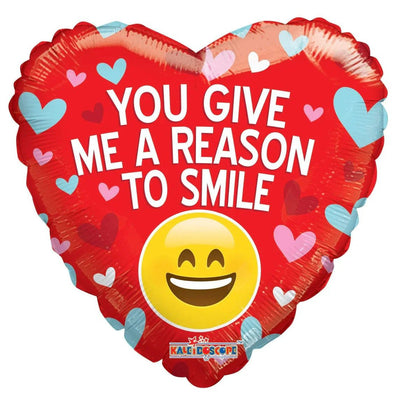 18" You Give Me A Reason To Smile - Premium Party Distribution