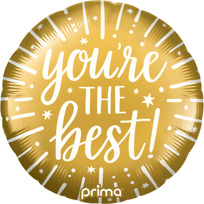 18" You're the Best Gold - Premium Party Distribution