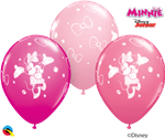 11 inch Qualatex Disney Jr. MINNIE MOUSE Latex Assortment Balloon