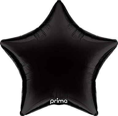 18in Black STAR- Foil Balloon